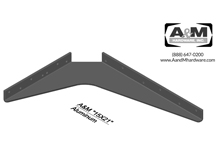 15x21 3D aluminum standard bracket drawing