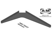 18x24 3D aluminum standard bracket drawing
